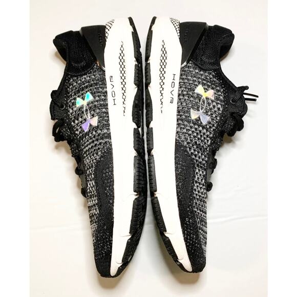 UNDER ARMOUR Men's HOVR Intake 6 Running Shoe, Black & White Size 11 - Picture 5 of 15